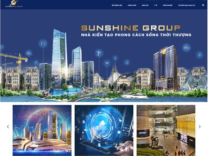 Thiết kế website bất động sản - Công Ty TNHH Thiết Kế Website DK Tech